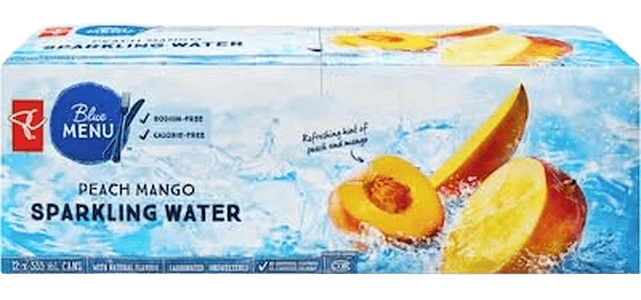 President's Choice Peach Mango Sparkling Water