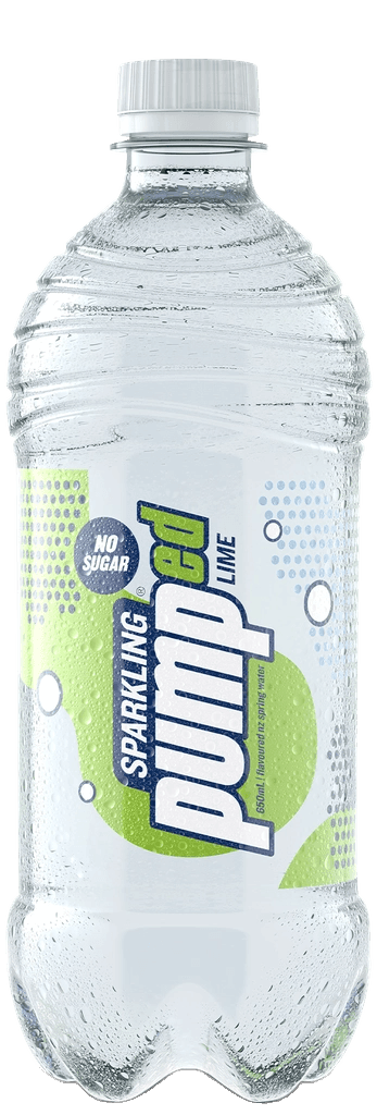 Pump Sparkling No Sugar Lime Flavour plastic bottle