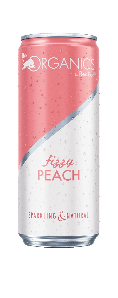 Red Bull Organics Fizzy Peach Sparkling & Natural can