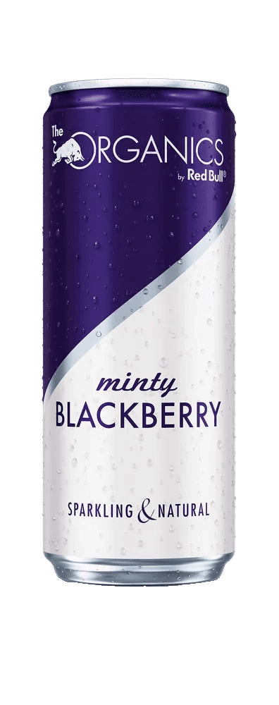 Red Bull Organics Sparkling & Natural Minty Blackberry can