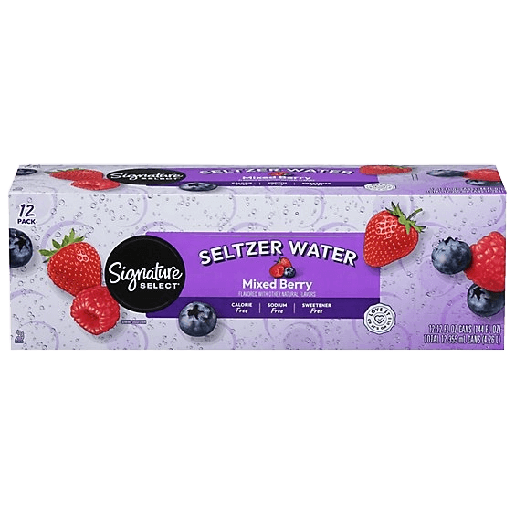 Refreshe Mixed berry seltzer water, mixed berry