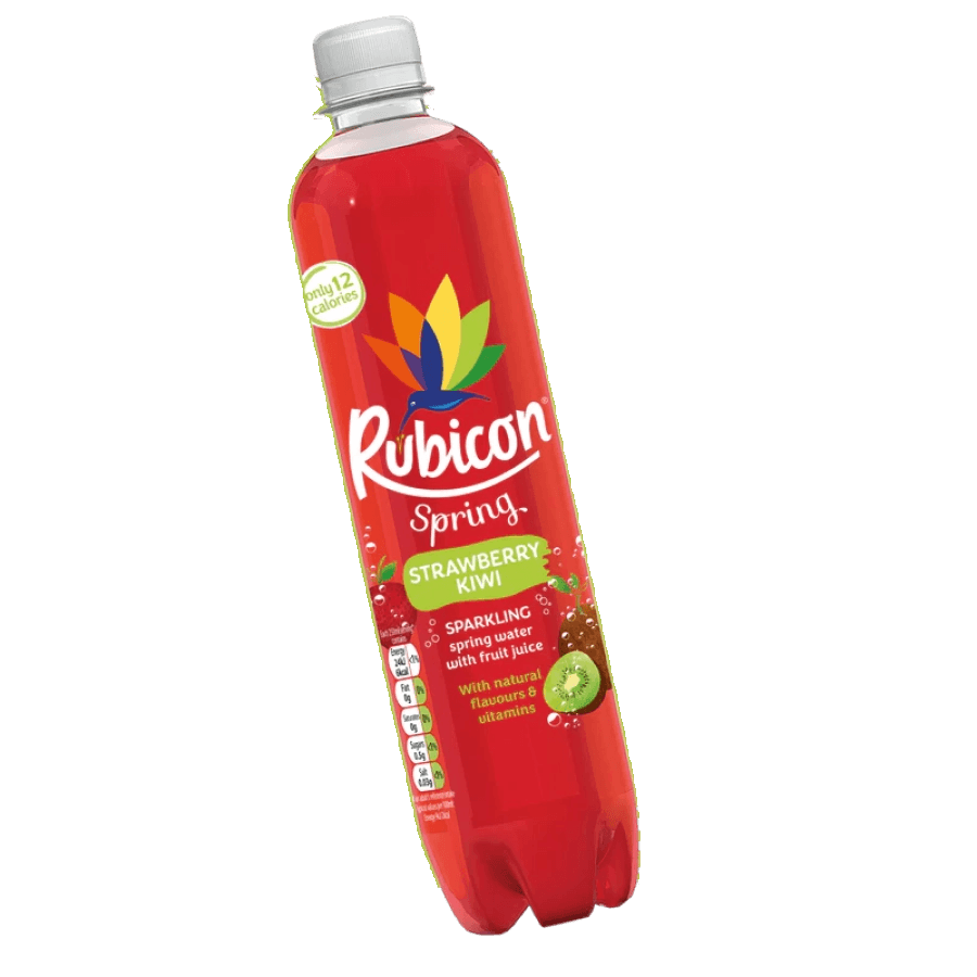 Rubicon Spring Strawberry Kiwi Flavoured Sparkling Spring Water