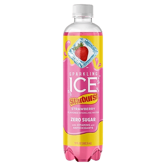 SPARKLING ICE Starburst Strawberry Flavored Sparkling Water