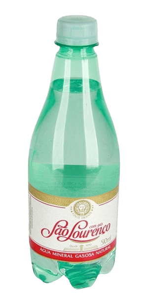 São Lourenço Água Mineral Gasosa Natural Com Gás plastic bottle