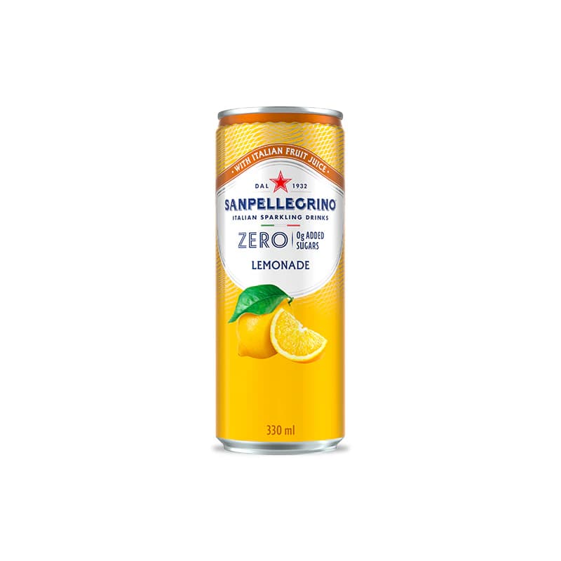 San Pellegrino Italian Sparkling Drink Zero Sugar Lemonade