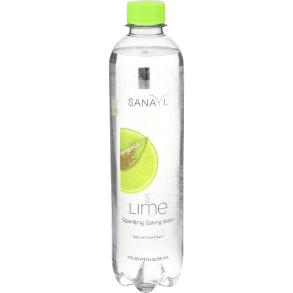 Sanavi Organic Sparkling Spring Water Lemon Lime