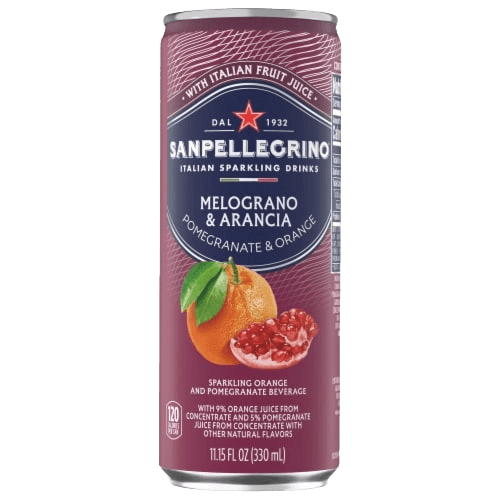 Sanpellegrino Italian Sparkling Drinks Naturali Melograno & Arancia