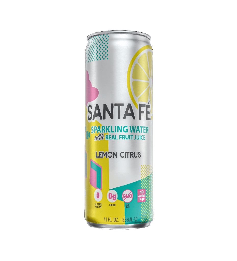 Santa Fe Lemon Citrus Sparkling Water