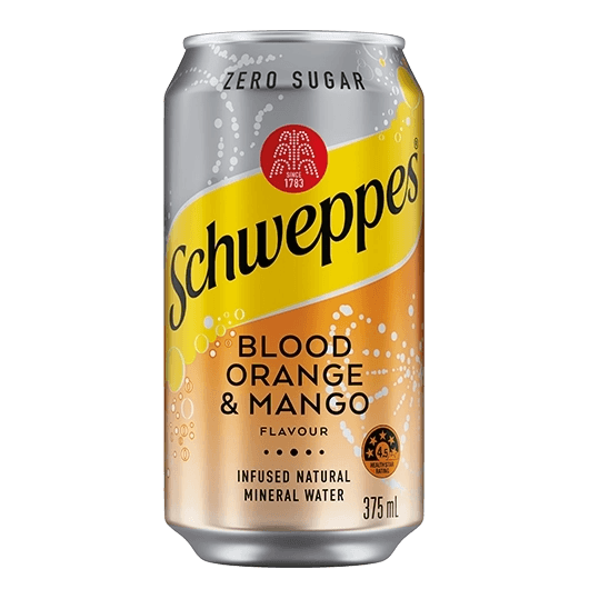 Schweppes Natural Mineral Water with Blood Orange and Mango