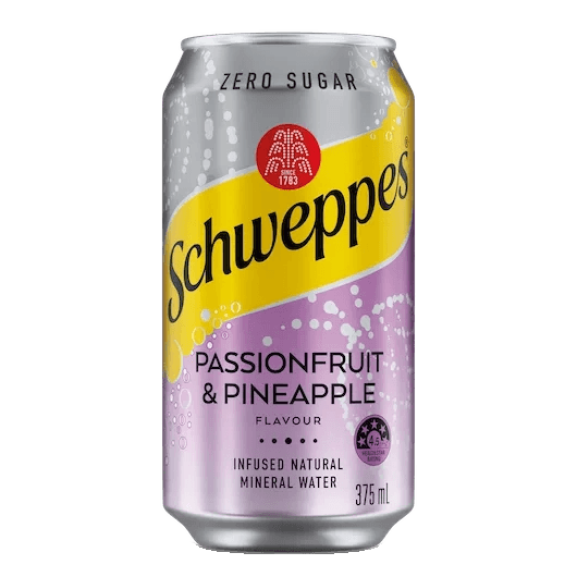 Schweppes Passion Fruit & Pineapple Mineral Water