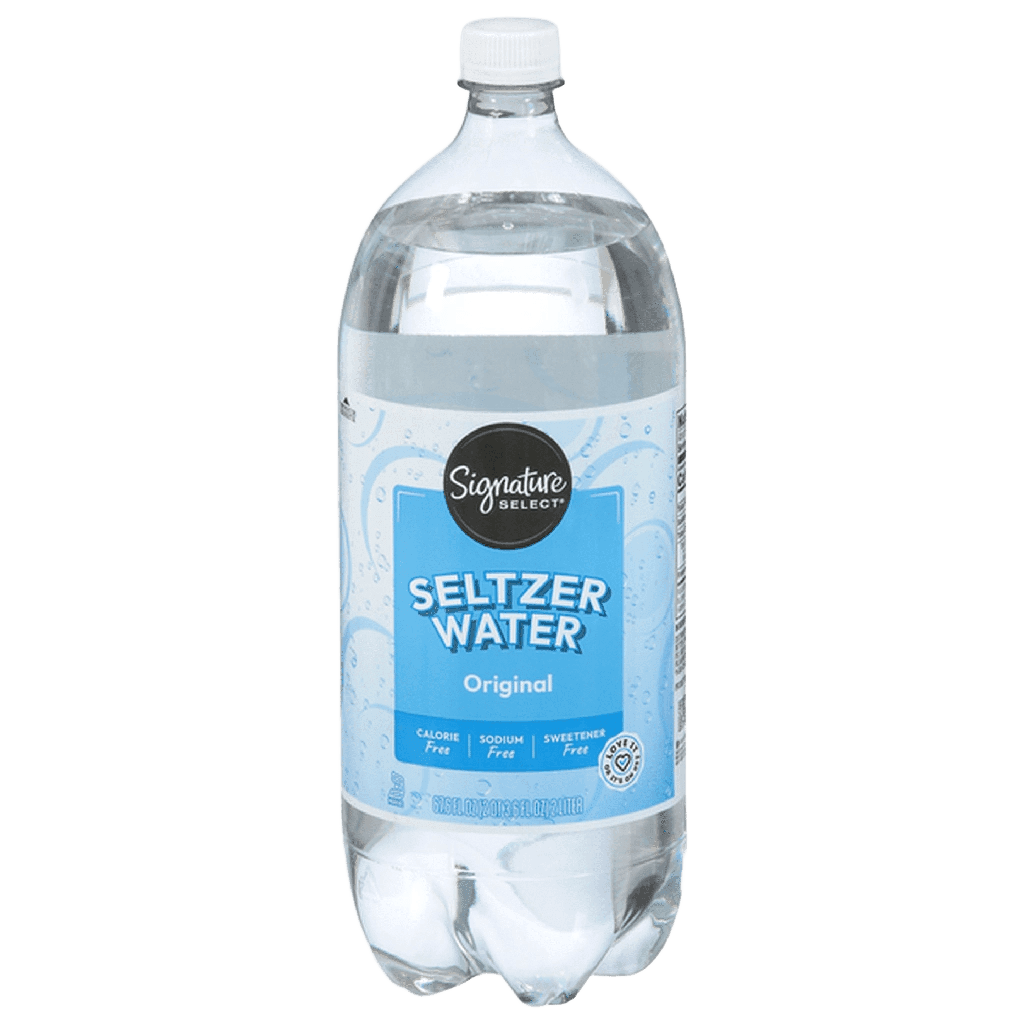 Signature Select Seltzer Water Original can