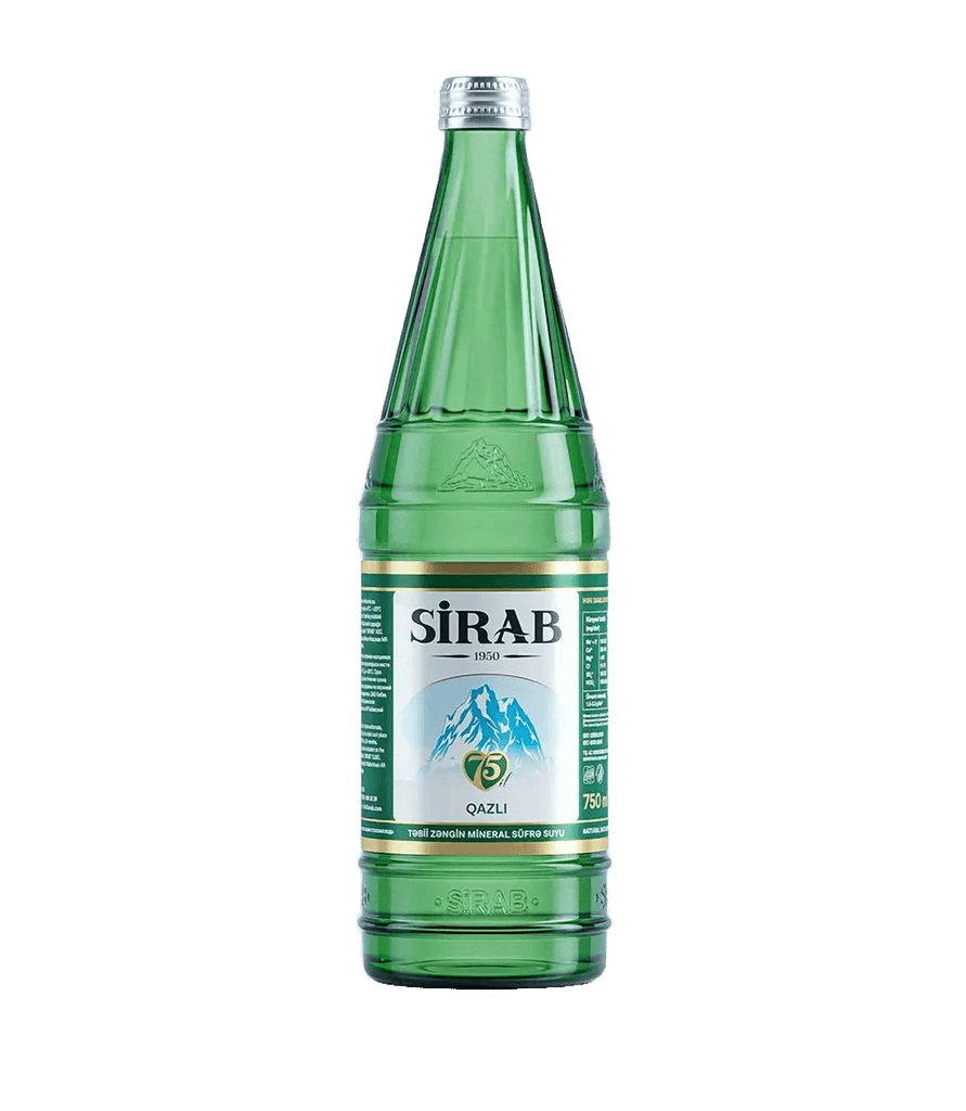 Sirab Sparkling Natural Mineral Water glass bottle