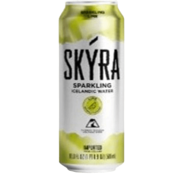 Skyra Sparkling Icelandic Water Lime can