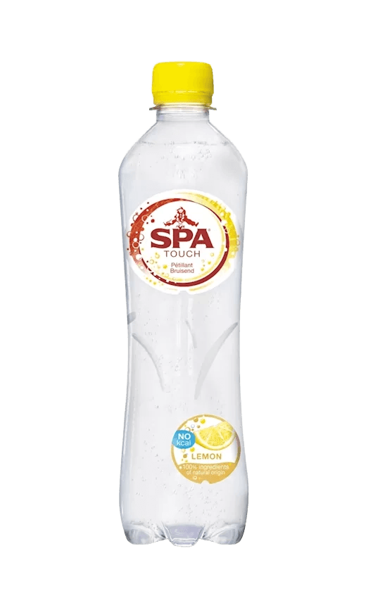 Spa Touch Lemon Sparkling Water plastic bottle
