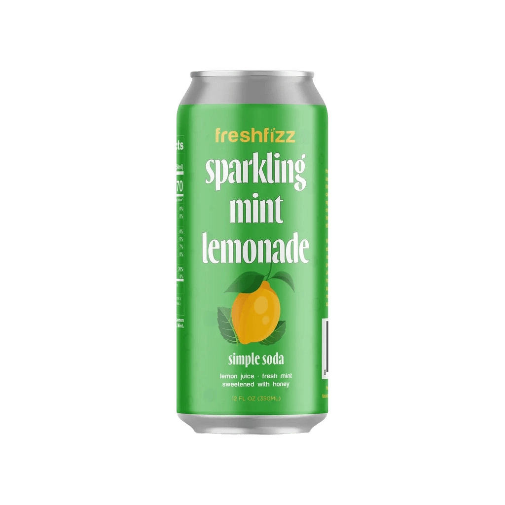 Sparkling mint lemonade