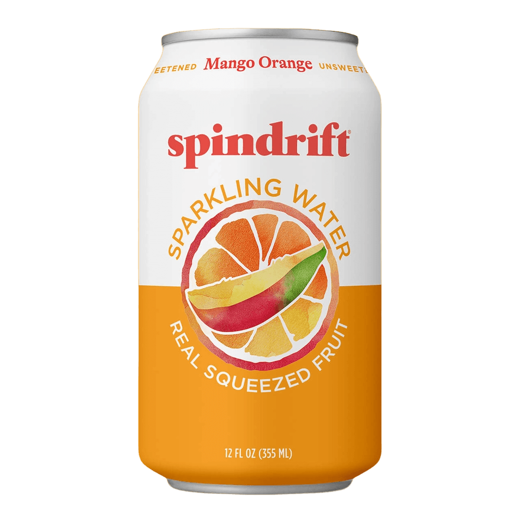 Spindrift Orange Mango Sparkling Water & Real Squeezed Fruit
