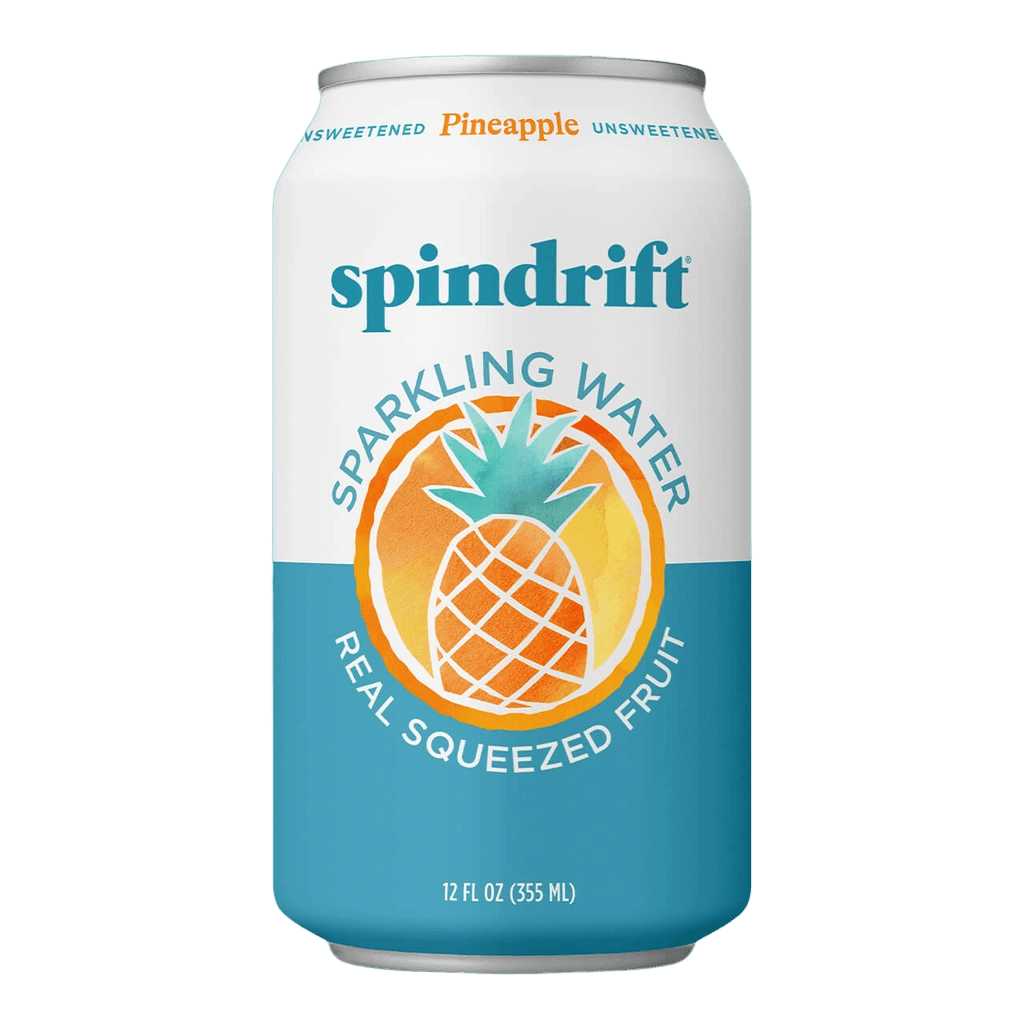 Spindrift Pineapple Sparkling Water & Real Squeezed Fruit