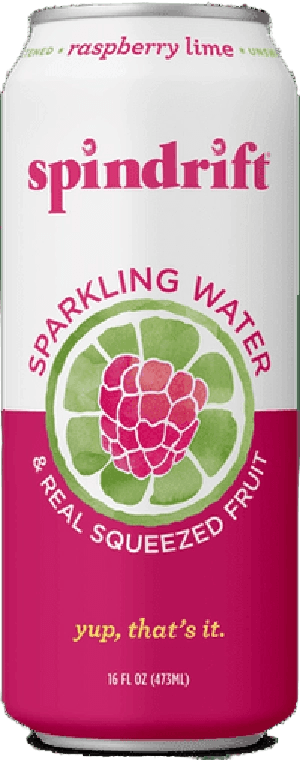 Spindrift Raspberry Lime Sparkling Water & Real Squeezed Fruit