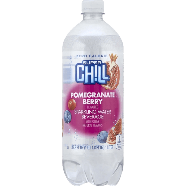 Super Chill Pomegranate Berry Sparkling Water Beverage