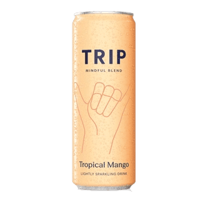 TRIP Mindful Blend Tropical Mango Lightly Sparkling Drink can