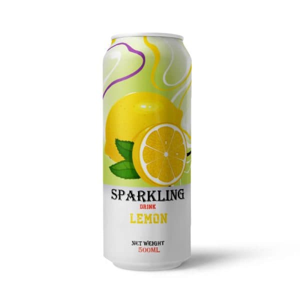 Thumbs Lemon Sparkling Water can