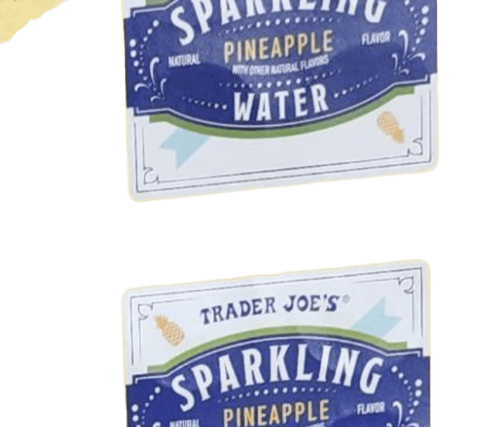 Trader Joe's Sparkling pineapple water