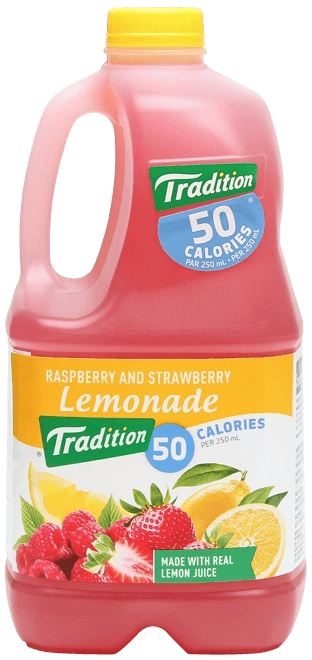 Tradition Rasberry And Strawberry Lemonade 50 Calories