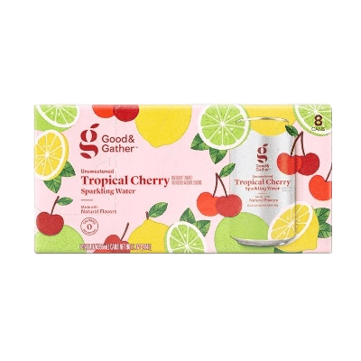Tropical Cherry sparkling water