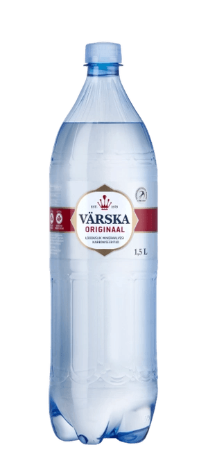 Värska Originaal Natural Mineral Water Carbonated plastic bottle