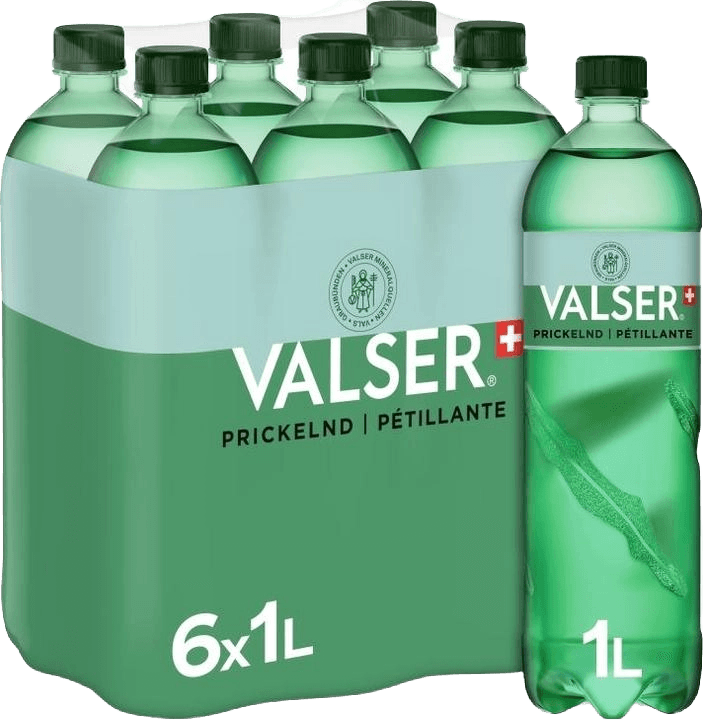 Valser Prickelnd Sparkling Water plastic bottle