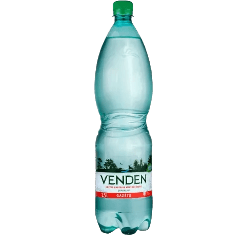 Venden Sparkling Water plastic bottle