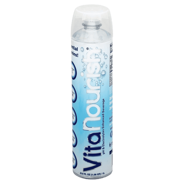 VitaNourish Alkaline pH 9.5 Electrolytes Enhanced Beverage plastic bottle