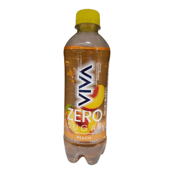 Viva Zero Sugar Peach plastic bottle