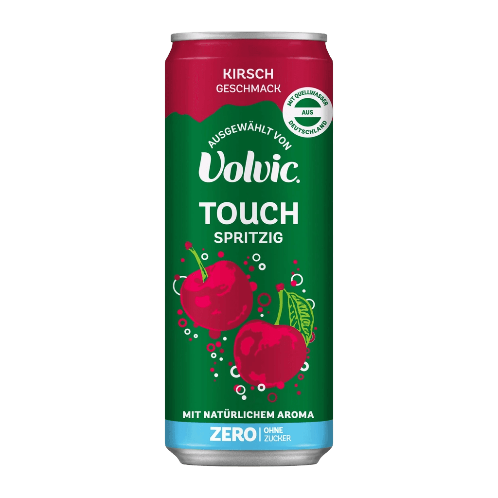 Volvic Touch Spritzig Kirsch Geschmack Zero can