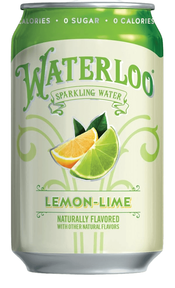 Waterloo Sparkling Water Lemon Lime Naturally Flavored with other Natural Flavors