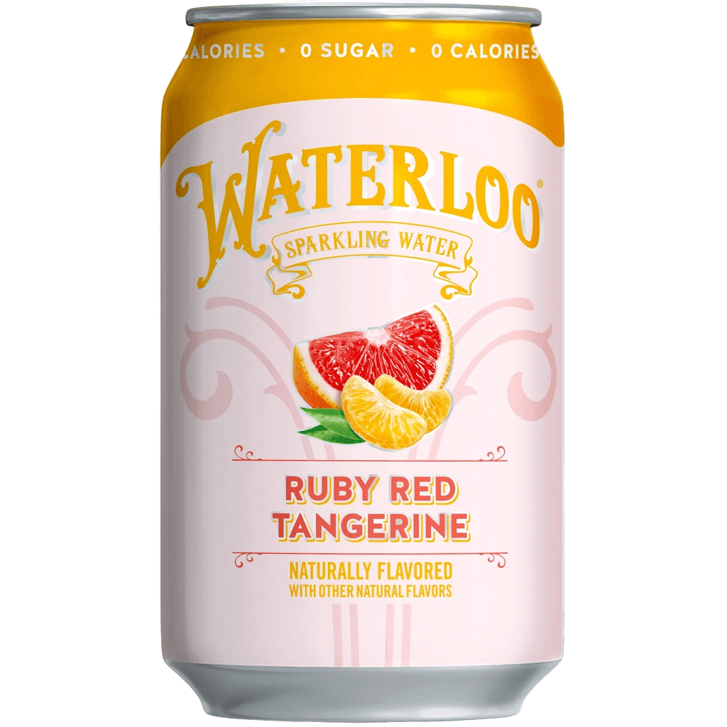 Waterloo Sparkling Water Ruby Red Tangerine Naturally Flavored