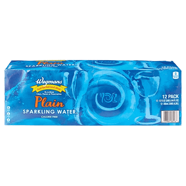Wegmans Sparkling Water can