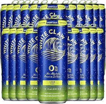 White Claw Non-alcoholic Premium Seltzer Lime Yuzu