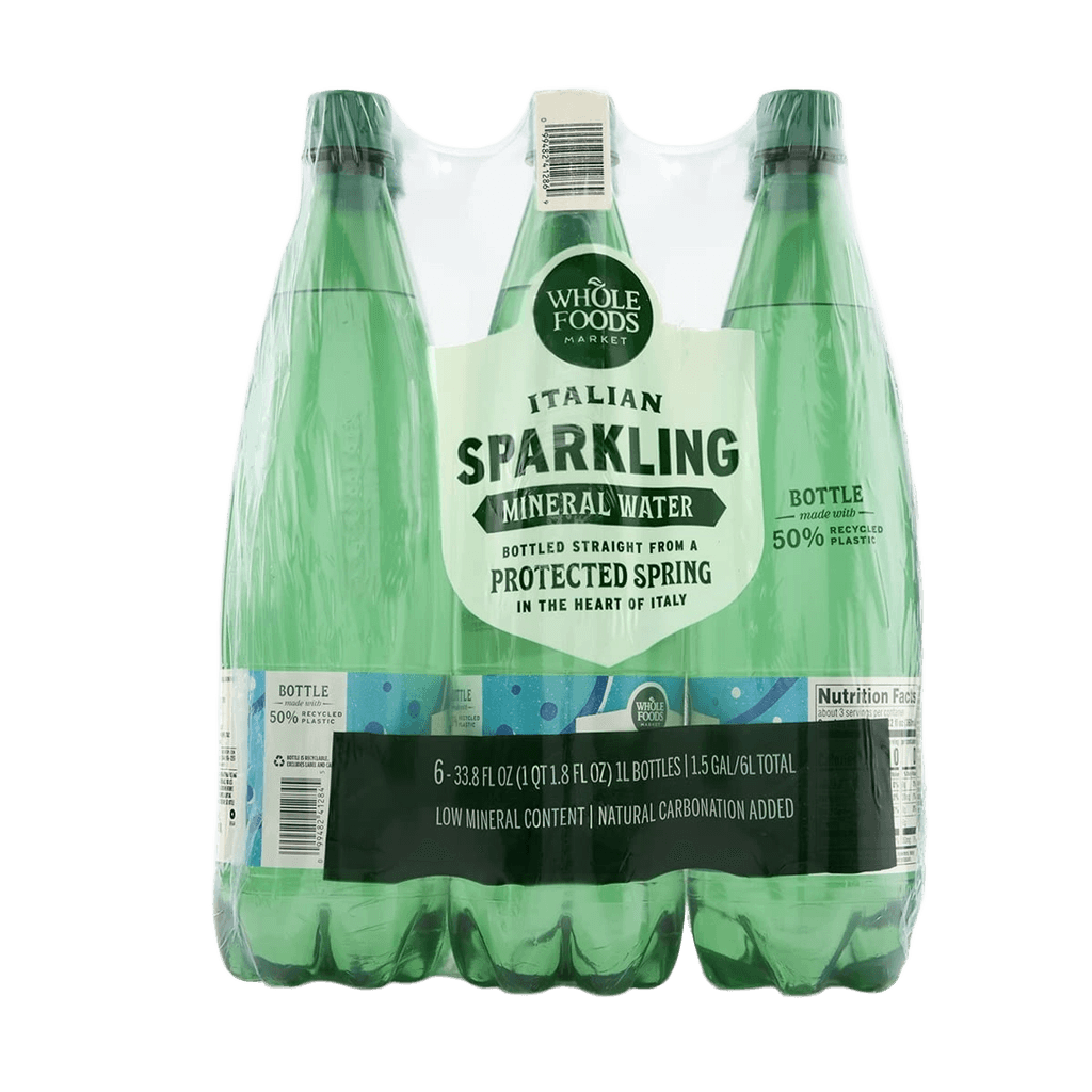 Whole Foods Market Italian Sparkling Mineral Water plastic bottle