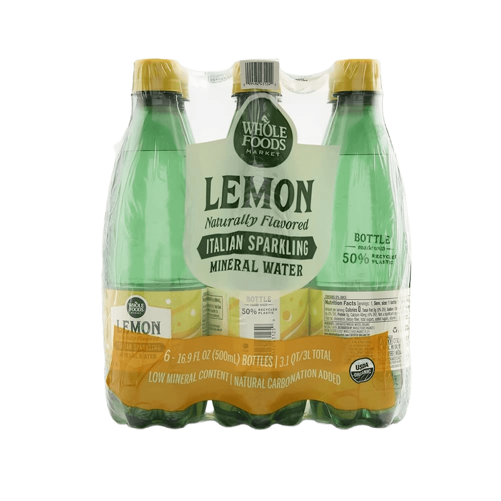 Whole Foods Market Lemon Sparkling Mineral Water