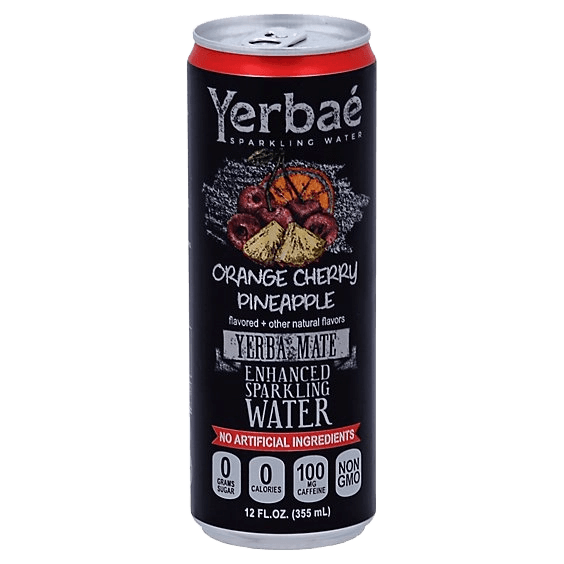Yerbaé Orange Cherry Pineapple Enhanced Sparkling Water