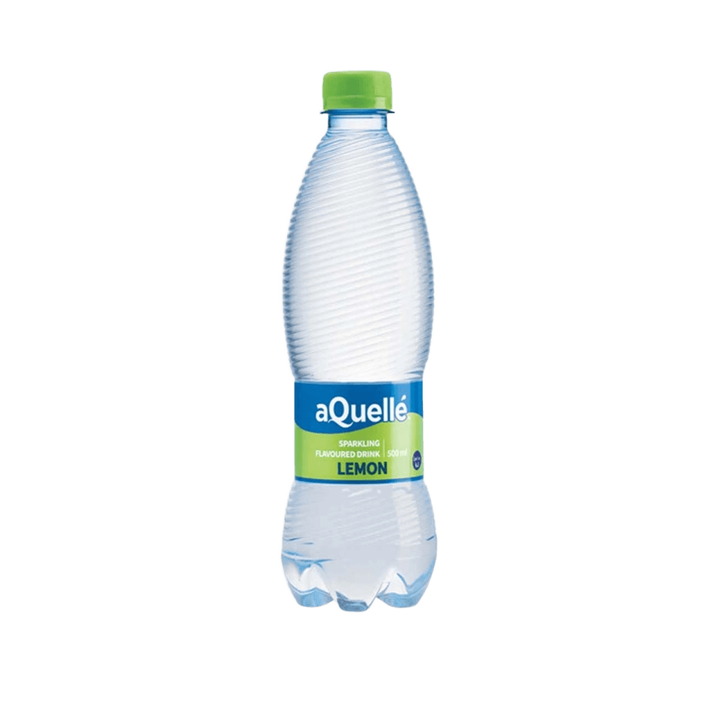 aQuellé Sparkling Flavoured Drink Lemon plastic bottle