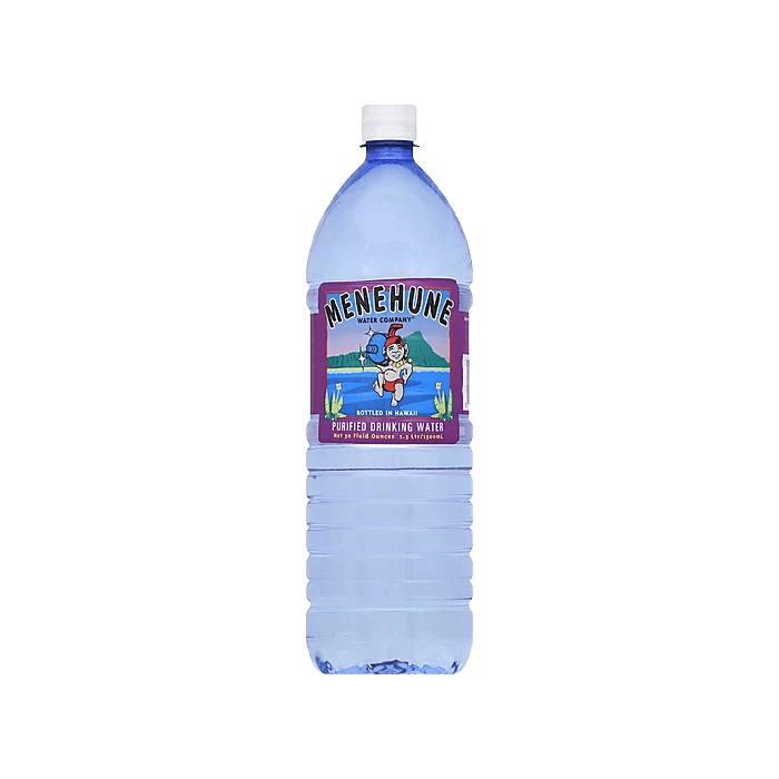 Menehune Purified Water Plastic Bottle