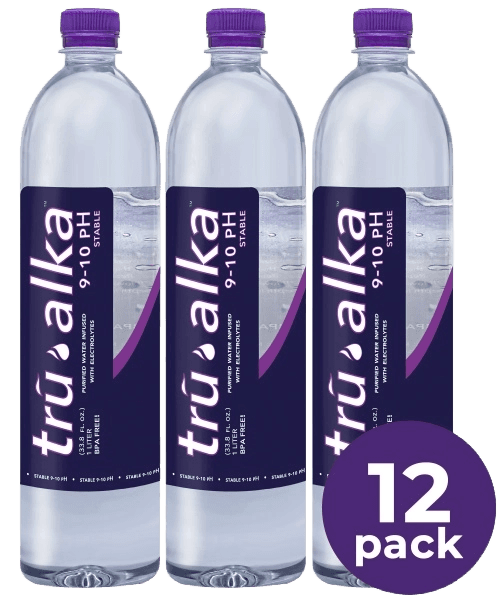Trū Alka Infused Water with Electrolytes plastic bottle
