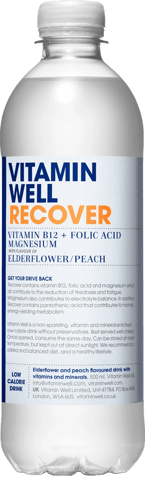 Magnesium Water with Elderflower Flavor Plastic Bottle