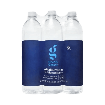 Good & Gather Alkaline Water & Electrolytes Plastic Bottle