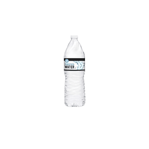 Amazon Brand - Happy Belly Purified Water Plastic Bottle