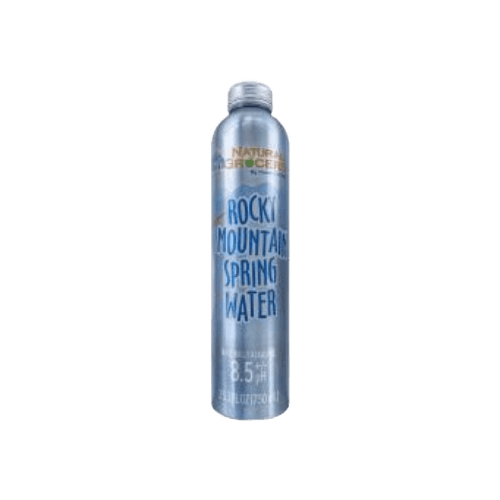 Natural Grocers Rocky Mountain Spring Water Aluminum Bottle