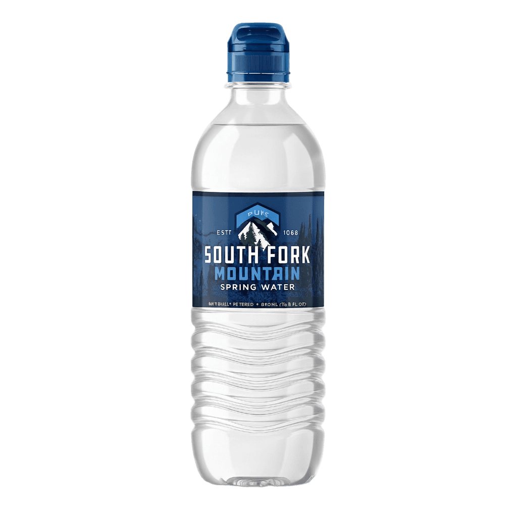 South Fork Mountain Spring Water Plastic Bottle