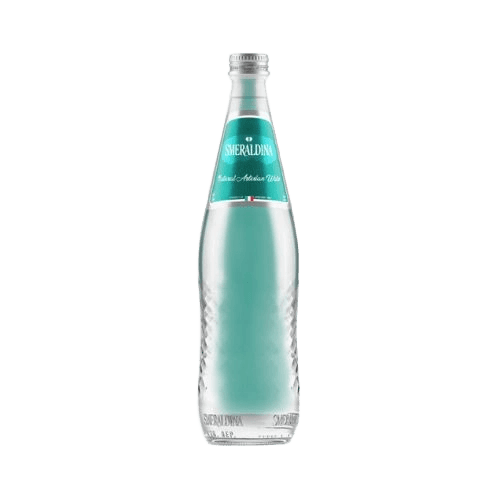 Smeraldina Natural Artesian Water Glass Bottle